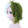 Short Straight Mixed Colors White Green Wig Cosplay for Kabaneri of The Iron Fortress Ikoma Figure