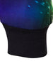 Hooded 3D Colorful Lightning Print Hoodie