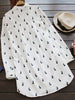 Casual Long Sleeve Rabbit Print Tunic Shirt