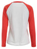 Christmas Letter Print Raglan Sleeves Baseball Tee