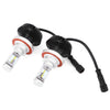 Pair of 9008 / H13 Car Integrated LED Headlight 6500K Water Resistance Heat Dissipation 60W Bright Vehicle Lamp