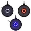 1W 12 LEDs Underwater Flame Lamp Disk Bubble Light