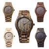 BigBen B01 Men Wooden Quartz Watch Date Display