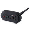 Pair of EJEAS - E6 Motorcycle Bluetooth Intercom Two People Full Duplex Talking 1300M Effective Range