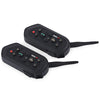 Pair of EJEAS - E6 Motorcycle Bluetooth Intercom Two People Full Duplex Talking 1300M Effective Range