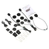Pair of EJEAS - E6 Motorcycle Bluetooth Intercom Two People Full Duplex Talking 1300M Effective Range