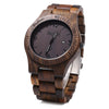 BigBen B01 Men Wooden Quartz Watch Date Display