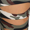 Stylish Hooded Allover Camouflage Cut Out Jumpsuit for Women