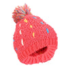 ZhenYueQi Winter Warm Mixed Color Knitted Hats Fluffy Plush Beanie Street Chic for Women