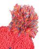 ZhenYueQi Winter Warm Mixed Color Knitted Hats Fluffy Plush Beanie Street Chic for Women