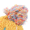 ZhenYueQi Winter Warm Mixed Color Knitted Hats Fluffy Plush Beanie Street Chic for Women