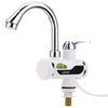 GZU ZM - D4 Rapid Electric Water Heater Kitchen Bathroom LCD Temperature Display Heating Faucet with Shower Head