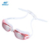 WHALE Adult Professional Swimming Water Resistant Anti Fog Silicone Goggles Eyeglasses with Box
