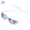 WHALE Adult Professional Swimming Water Resistant Anti Fog Silicone Goggles Eyeglasses with Box
