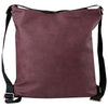 Guapabien Solid Color Magnetic Zipper PU Leather Travel Shopping School Shoulder Girl Bag