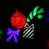 AC 250V 5W LED Stage Light Halloween Projector with 4PCS Switchable Pattern Lens