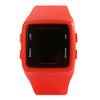 SELF LOVER HZ492 Unisex LED Digital Watch Silicone Strap Date Display Water Resistance Wristwatch