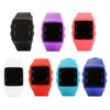 SELF LOVER HZ492 Unisex LED Digital Watch Silicone Strap Date Display Water Resistance Wristwatch