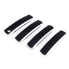 4PCS Car Outside Door Handle Round Hole Durable Plastic Material for Audi