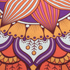 Christmas Retro Lantern Flower Shape Beach Throw