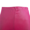 Brief Mid Waist Faux Leather Pants for Women