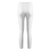 Brief Mid Waist Faux Leather Pants for Women