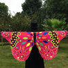 Outdoor Ethnic Colorful Butterfly Wing Scarf