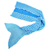 Charming Mermaid Shape Geometric Design Small Pocket Pattern Blanket