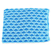Charming Mermaid Shape Geometric Design Small Pocket Pattern Blanket