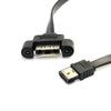 CY SA-022 1m Power eSATA Male to Female Extension Cable