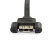 CY SA-022 1m Power eSATA Male to Female Extension Cable