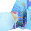 Kids Portable Foldable 3 in 1 Play Tent Playhouse with Tunnel Outdoor Sport Toy