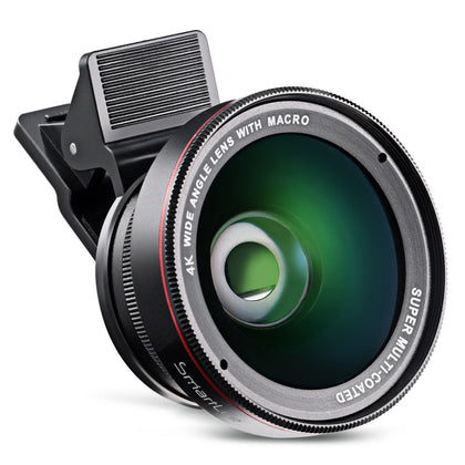 SmartLife MX - 5203 2 in 1 High Definition 4K Wide Angle Single Lens Macro for Camera