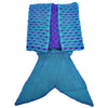 Charming Mermaid Shape Geometric Design Small Pocket Pattern Blanket