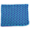 Charming Mermaid Shape Geometric Design Small Pocket Pattern Blanket