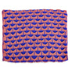 Charming Mermaid Shape Geometric Design Small Pocket Pattern Blanket