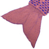 Charming Mermaid Shape Geometric Design Small Pocket Pattern Blanket