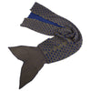Charming Mermaid Shape Geometric Design Small Pocket Pattern Blanket