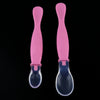 REIZBABY Comfortable 2pcs Infant Baby BPA Free Available Two Ends Soft Head Spoon