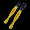 REIZBABY Comfortable 2pcs Infant Baby BPA Free Available Two Ends Soft Head Spoon