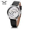 VILAM V1008L - 02 Women Quartz Watch Star Artificial Diamond Dial 3ATM Female Wristwatch