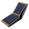 Stripe Pattern Letter Embellishment Open Horizontal Wallet for Men