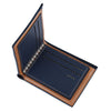 Stripe Pattern Letter Embellishment Open Horizontal Wallet for Men