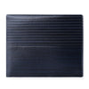 Stripe Pattern Letter Embellishment Open Horizontal Wallet for Men