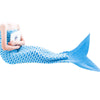 Charming Mermaid Shape Geometric Design Small Pocket Pattern Blanket