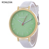 MINGZAN 6207 Women Quartz Watch Stereo Scales Leather Band Female Wristwatch