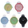 MINGZAN 6207 Women Quartz Watch Stereo Scales Leather Band Female Wristwatch