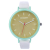 MINGZAN 6207 Women Quartz Watch Stereo Scales Leather Band Female Wristwatch