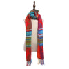 Casual Autumn Winter Deer Colorful Ladies Warm Tassel Scarf