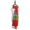 Casual Autumn Winter Deer Colorful Ladies Warm Tassel Scarf